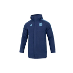 Adidas Afa Stad Par Sports Stripe Casual Hooded Warm Cotton Jacket Men's Striukė Mėlyna HF3912 S blue