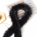 1 vnt Mados pliu&scaron;inio kra&scaron;to dirbtinio kailio drabužių medžiagos, apdailos juostos &bdquo;pasidaryk pats&ldquo; siuvimo kostiumų juostelės