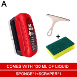 Automobilių stiklų valiklis Automobilių stiklų kempinės valymo &scaron;epetys priekinio stiklo alyvos plėvelės valiklis stiklų poliravimo priemonė automobilio priežiūrai 120 ml