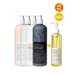 Crazy Large Capacity Foam Cleanser 500ml 4 types + Canola Cleansing Oil 300ml gray