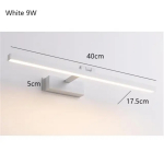 Nauja stilinga LED moderni skandinavi&scaron;ko stiliaus vonios sieninė spintelė-veidrodis su 9W 40CM tapybos makiažo &scaron;viestuvu - Funkcionalus ir pra&scaron;matnus laikymo sprendimas Warm White