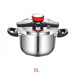 304 nerūdijančio plieno greitpuodis, daugiafunkcis, 5 l, 9 l, 3 pavarų slėgio ribojimas, apsaugotas nuo sprogimo, greitas gaminimas