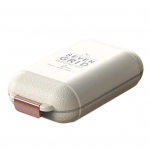 Tablečių dozatorius Laikymo dėžutė Didelės talpos Keli skyreliai Mažas vaistų daliklis Ne&scaron;iojamas S balta