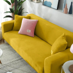 Aksominė sofa svetainei Storas elastingas sofos užvalkalas 1/2/3/4 vietų L formos kampinis užvalkalas Tampri sofa užvalkalas 2 Seat 140-185cm