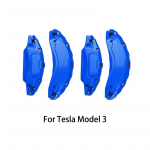 Stabdžių apkabos dangtelis, tinkamas Tesla modeliui 3 18 19 colių aliuminio lydinio ratų stebulės rinkinys, 4 vnt. automobilio apkabos priedai, su lipdukais