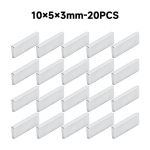 20-200 vnt Super stiprūs neodimio magnetai 10/15/20mm X 5/10mm X 3mm N35 NdFeB blokiniai magnetai kvadratiniai magnetai &scaron;aldytuvo lipdukai