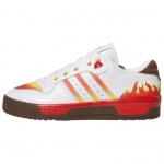 Demon Slayer x adidas Rivalry Low Rengoku Vyri&scaron;ki sportbačiai Balti Debesies baltumo Raudoni JI3310 42⅔