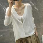 Moteri&scaron;kas vilnos megztinis Qinghe ka&scaron;myras 50% &scaron;ilkas 50% vilna rudens ir žiemos vilnos megztinis mink&scaron;tas ir &scaron;iltas M balta