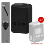 120PSI Dviračio Oro Pompa Elektrinė Dviračio Pompa Mini Pripučiamas Kompresorius Dviračio Padangų Pompa su Skaitmeniniu Manometru Dviračio Pripučiamoji Pompa balta