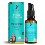 Pilgrim Korean 20% Vitamin C Face Serum with Hyaluronic Acid & Kakadu Plum for glowing/Dry/Oily skin & Combination Skin & Cruelty-free |30ml