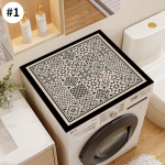 Washing Machine Dust Cover Waterproof Oven Microwave Refrigerator Fridge Top Protector Mat Coffee Drain Pad Table Placemat S 36 X 46cm