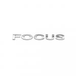 3D ABS automobilio raidžių galinės bagažinės lipdukai Emblema Ženklelio lipdukas Lipdukas Automobilio modeliavimas Automobilių priedai Focus logotipui MK4 MK5 MK6 MK7 14.2cm sidabras