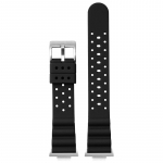 Laikrodžio dirželis silikonine juostele, skirta &bdquo;Tissot PRX Super Player&ldquo; laikrodžiui, 22 mm dirželis su 12 mm keitikliu, priedais, laikrodžių remontas, dirželio keitimas juoda
