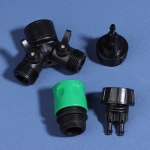 4 krypčių skirstytuvo la&scaron;elinio laistymo čiaupo adapteris sodui 1/4 colio žarnos automatinės laistymo sistemos rinkinys Bonsai vazoninių augalų &scaron;iltnamis