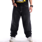 Naujos rudens mados vyri&scaron;ki džinsai, hip-hop roko mai&scaron;eliai, kietos ilgos džinsinės kelnės vyrams plius dydis 30
