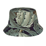 Acanthus by William Morris Bucket kepurės, skirtos unisex moterims su spausdintu tekstilės ra&scaron;tu vasaros kelionės paplūdimyje tekstilės ra&scaron;tais žvejo kepuraitė One Size