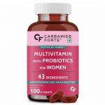 Carbamide Forte Multivitaminų tabletės moterims | Moterų sveikatai skirti multivitaminai | I&scaron;samūs multivitaminai moterims su 43 ingredientais - 100 vegani&scaron;kų tablečių