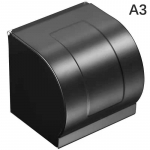 Nerūdijančio plieno sieninio tualetinio popieriaus ritinėlio laikiklis Lipnus laikiklis rank&scaron;luosčių kabyklai A3