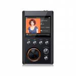 Audiofilinis muzikos grotuvas MP3 Walkman palaiko DSD256 CUE dalijimą į takelius 24 bitų 192 kHz be nuostolių dekodavimą atkūrimą LINE OUT dvigubą i&scaron;vestį Other juoda