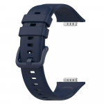 Silikoninis dirželis skirtas Huawei Watch Fit 2 Active Apyrankės laikrodžio apyrankė Huawei Watch Fit2 Band Huawei Watch Fit 2 tamsiai mėlyna spalva