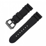 Panerai vyri&scaron;kas laikrodis silikoniniu dirželiu: Berny mink&scaron;tos gumos pakaitinis dirželis 22 mm, 24 mm arba 26 mm. 22mm