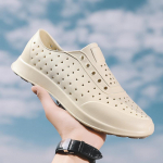 LUCHI vasaros porų sportiniai skylėti batai kasdieniai paplūdimio tu&scaron;čiaviduriai korėjieti&scaron;ko stiliaus kvėpuojantys vyri&scaron;ki ir moteri&scaron;ki vėsūs &scaron;lepetės 36