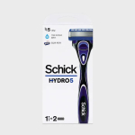 Schick_Schick Hydro5 pagrindinis skustuvas + 2 a&scaron;menys Musk scent black