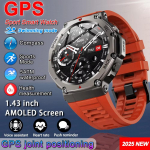 2025 Naujas Originalus Premium Lauko I&scaron;manusis Laikrodis GPS Sportinis Fitneso Sveikatos Plaukimo Vandeniui Atsparus Skambučių GPS I&scaron;manusis Laikrodis raudona