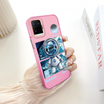 Dažytas ra&scaron;tas Spalvingas Sidabrinis Dvipusis Kietas &Scaron;arvas Smūgiams Atsparus Apsaugantis nuo kritimo Telefono Dėklas skirtas Vivo Vivo Y36 5G