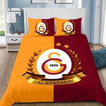Galatasaray 3D spausdintas patalynės komplektas, futbolo klubo logotipas užvalkalas antklodei, pagalvių užvalkalai suaugusiems, mergaitei, berniukui, dovana, gimtadienio dovana 135x200cm