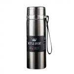 Nerūdijančio plieno termo puodelis ne&scaron;iojamas kelioninis virdulys didelės talpos lauko sportinis virdulys One Size