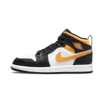 Air Jordan 1 Mid PS Juodi University Gold Vaikų sportbačiai Balti Pollen 640734-177 28
