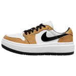 Air Jordan 1 Elevate Low Metų naujokas Moteri&scaron;ki kedai Ruda Auksinis derlius Juoda DH7004-701 38.5