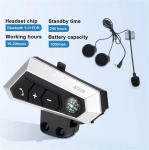 Motociklo &scaron;almo ausinė Bluetooth imtuvas belaidės laisvų rankų skambučių ausinės