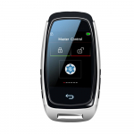 Sidabrinis Modifikuotas Nuotolinis I&scaron;manus LCD Ekrano Raktų Korpusas BMW /Kia/Benz/Ford/Hyundai