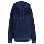 Adidas X Ivy Park Halls Of Ivy serijos vienspalvis mink&scaron;tas patogus kordinis džemperis su gobtuvu Unisex džemperiai Mėlynas HG2521 2XS
