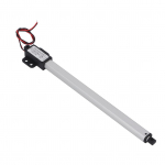 Mini elektrinis linijinis aktuatorius 200 mm eiga 20 N stūmis 30 mm/s IPX4 elektrinis stūmoklis su galiniais ribiniais jungikliais