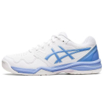 Asics Gel-Dedicate 7 Smūgius sugeriantys žemi teniso bateliai moteri&scaron;ki sportbačiai Balti Mėlyni 1042A167-102 37.5