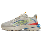 Puma Pwrframe Op-1 Megztas Patogus Smūgių Absorbcija Neslystantis Patvarus Žemas Bėgimo Laisvalaikio Batai Unisex Kedai Off-White 384343-01 36