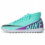 Nike Jr. Mercurial Superfly 9 Club Patogūs Universalūs Lengvi Patvarūs Žemo profilio Futbolo Bateliai Vaikams Mėlyni DJ5954-300 38.5