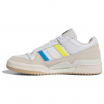 Adidas Originals Forum Low Leather Patchwork žemakulniai sportbačiai vyrams, geltoni, balti, mėlyni ID7962 41⅓