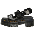 Dr. Martens Heaven Mj X Ricki Dvigubo dirželio Odinės Reguliuojamas Sagtis Platformos Madingi Sandalai Moteri&scaron;ki Sandalai Juodi 27981001 38