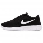 Nike Free RN Juodi Moteri&scaron;ki Sportbačiai Balti-Antracito 831509-001 37.5
