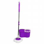 Precizi&scaron;kai pagamintas 9-os kartos dvigubo disko rankų nenaudojantis besisukantis &scaron;luotos ir kibiro rinkinys lengvam valymui Plastic Basket - 1 Mop Head