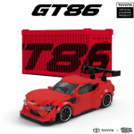 426 vnt. Toyota GT86 automobilio konstravimo kaladėlės JDM transporto priemonės modelio kaladėlės Darbalaukio papuo&scaron;alai Kolekcija Vaikams &Scaron;vietimo priemonės &bdquo;Pasidaryk pats&ldquo; žaislai Dovanos