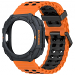 Naujas &scaron;arvuotas dėklas+dirželis Samsung Galaxy Watch Ultra(2025 m) 47mm Ultra(2025 m) 47 mm sportinis silikoninis laikrodžio dirželis Correa apyrankė Ga Galaxy 7Ultra 47mm