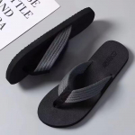 Vyri&scaron;kos &scaron;lepetės Vasaros tendencija Lengvos &scaron;lepetės Vyras Minimalistinė mada Atostogų laisvalaikis Paplūdimio &scaron;lepetės Vyrai Chanclas Pantuflas 39-40 pilka spalva