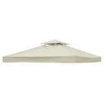 Sun Garden Pavėsinės Vir&scaron;utinio Uždangalo Pakeitimas Palapinės Baldakimo Vir&scaron;utinio Uždangalo Pakeitimas Keturkampė Palapinė Audinys Sulankstomas Apsauga nuo UV spindulių 3x3m