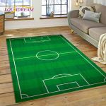 3D futbolo aik&scaron;tės kiliminis kilimėlis, skirtas miegamojo svetainei namų sofos dekoravimui, vaikų žaidimui, didelis dekoro grindų kilimėlis, dovana 60*90cm