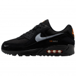 Nike Air Max 90 Juodi Metaliniai Vėsiai Pilki Oranžiniai Unisex Sportbačiai Visi&scaron;kai Oranžiniai DO6706-010 41